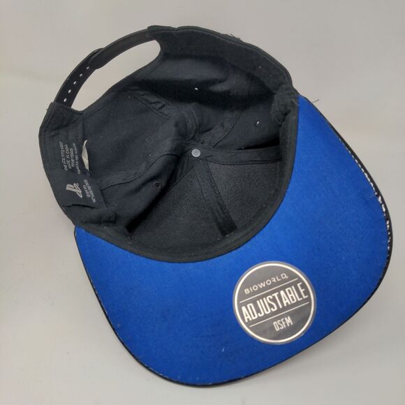 Bioworld Men's Snapback Hat Black OSFM Embroidered Playstation Logo 2019 14+ - Picture 7 of 9